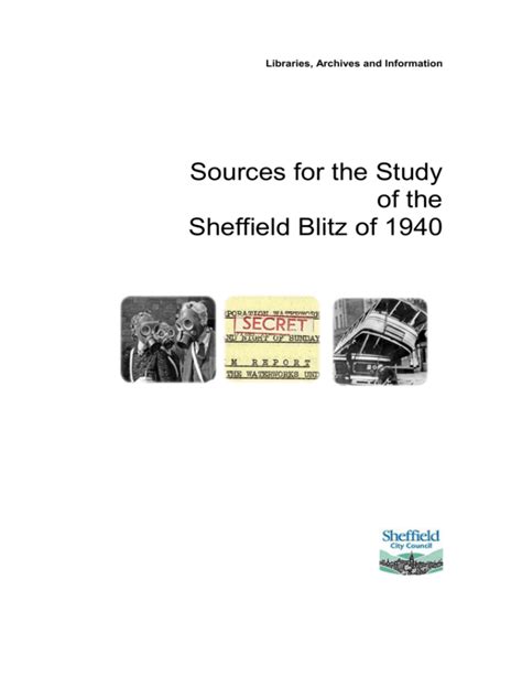 Sheffield City Council Libraries, Archives And Information Services.